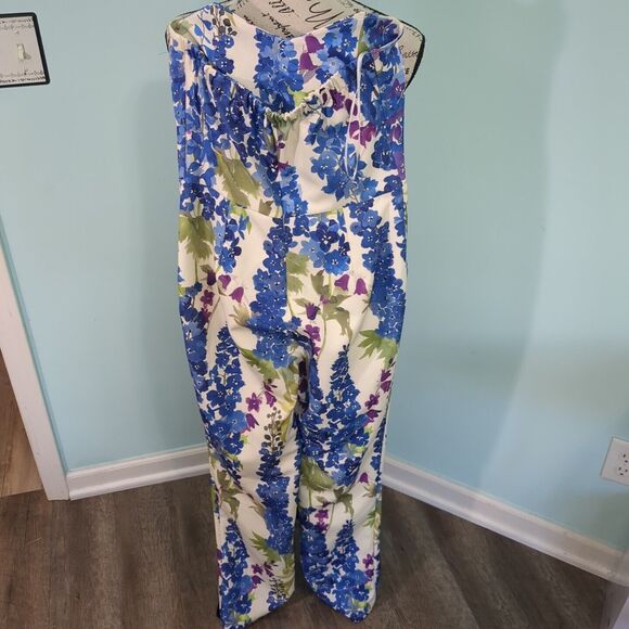 Molly Bracken Women's Floral Lightweight Jumpsuit small pants suit offic… - Picture 2 of 5